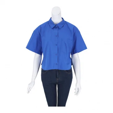 Риза с къс ръкав жени JJXX 12200124-blue lolite