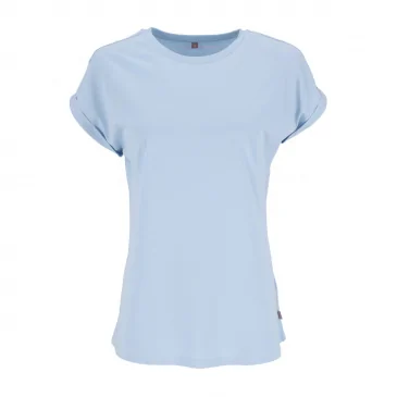 Тениска жени BACKENPULVER SPONSOR super-easyshirt-hellblau