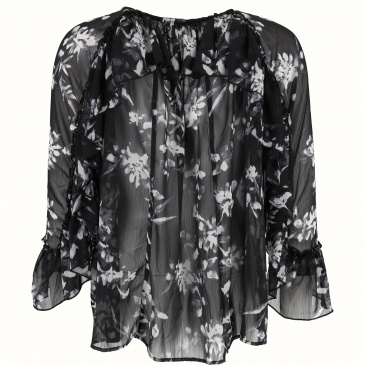 Блуза от прозираща материя Esprit