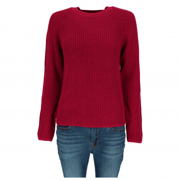 Пуловер жени Q/S 45.899.61.2819-бордо