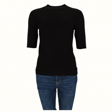 Пуловер жени Comma, 85.899.62.3492-черен