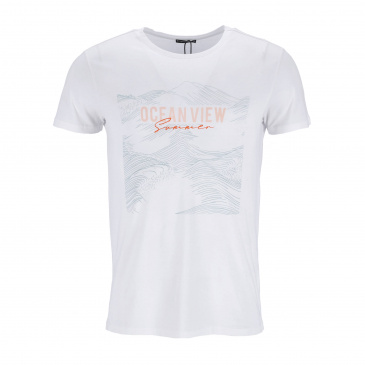 Тениска мъже STITCH & SOUL H12022W22446A-white
