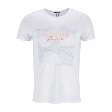 Тениска мъже STITCH & SOUL H12022W22446A-white