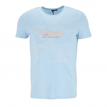 Тениска мъже STITCH & SOUL H12022W22446A-light blue