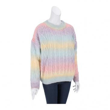 Пуловер жени myMO 12419582-rainbow