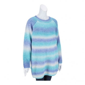 Пуловер жени myMO 12419585-turquoise multicolor
