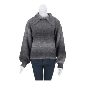 Пуловер жени myMO 12419595-black grey