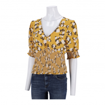 Блуза жени BRAVE SOUL CG557109-YELLOW FLORAL COMBO