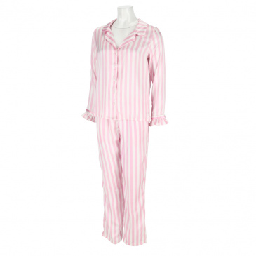 Пижама жени BRAVE SOUL CG568447-WHITE/PINK STRIPE