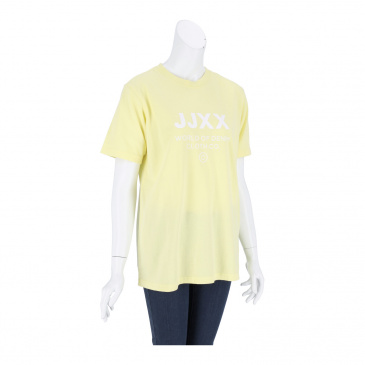 Тениска жени JJXX 12200300-elfin yellow/bright whi