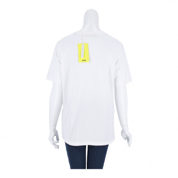 Тениска жени JJXX 12206974-bright white/limeade
