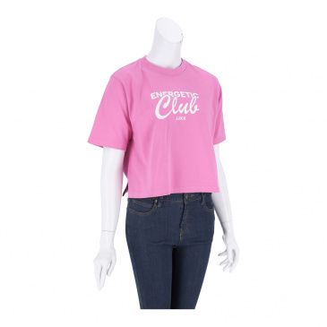 Тениска жени JJXX 12200326-super pink/bright whi