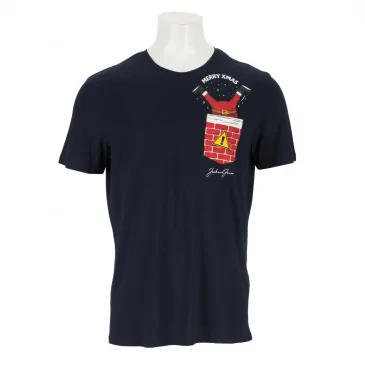 Тениска мъже Jack & Jones 12221436-navy