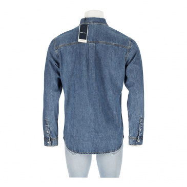 Риза мъже Jack & Jones 12230546-blue denim