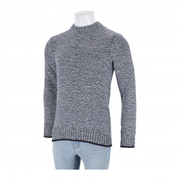 Пуловер мъже Selected Homme 16090708-true navy/oatmeal twist