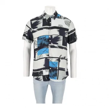 Риза с къс ръкав мъже GUESS Slim Fit