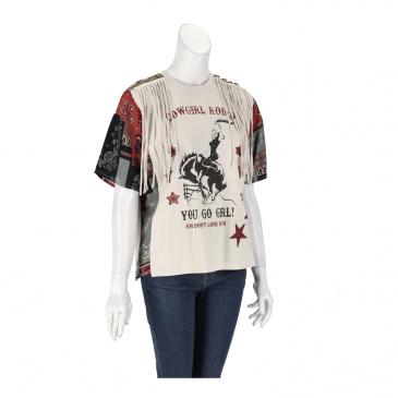 Тениска жени Desigual oversize