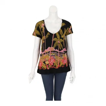 Тениска жени Desigual oversize