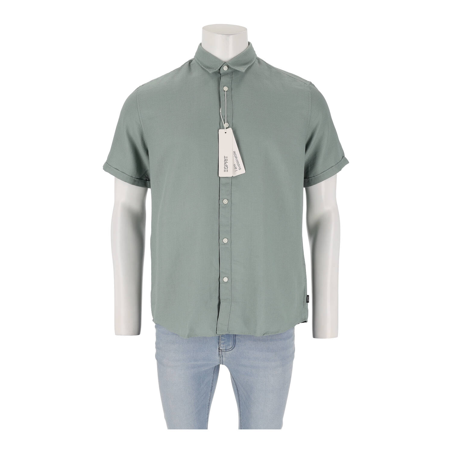Риза с къс ръкав мъже Esprit