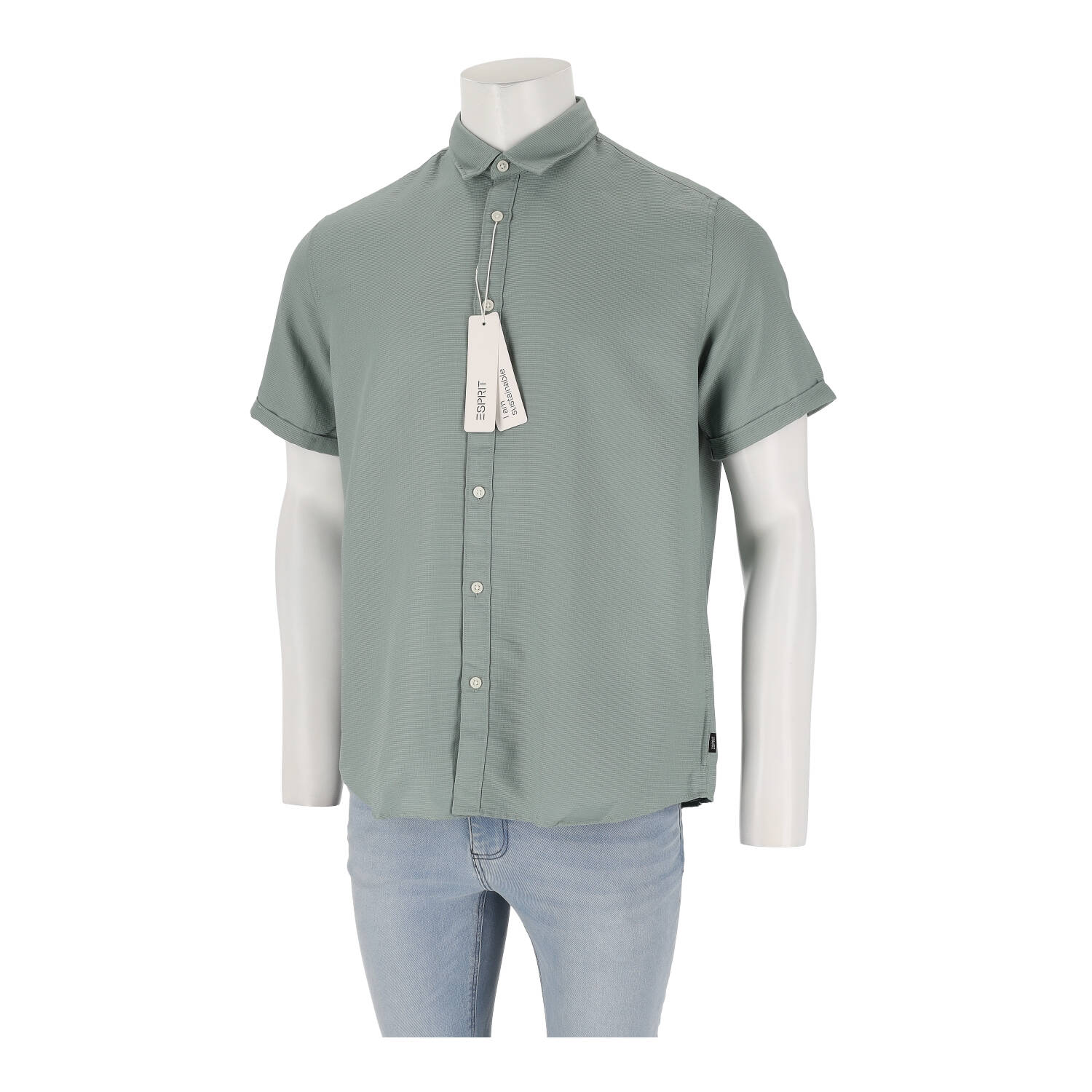Риза с къс ръкав мъже Esprit